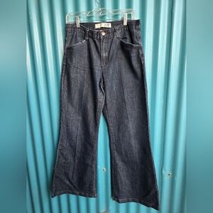 Joe Fresh Blue Flare Wide Leg Jeans Timeless Design